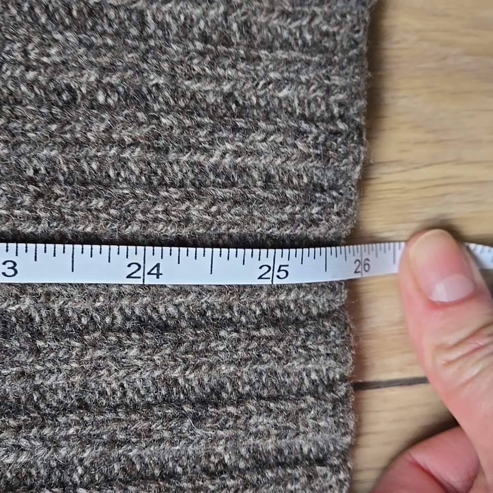 NWOT ROOTS Men's Brown Lambswool Sweater Size M - Picture 6 of 8